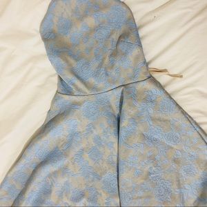 Mini dress, Cross&ribbon back, homecoming